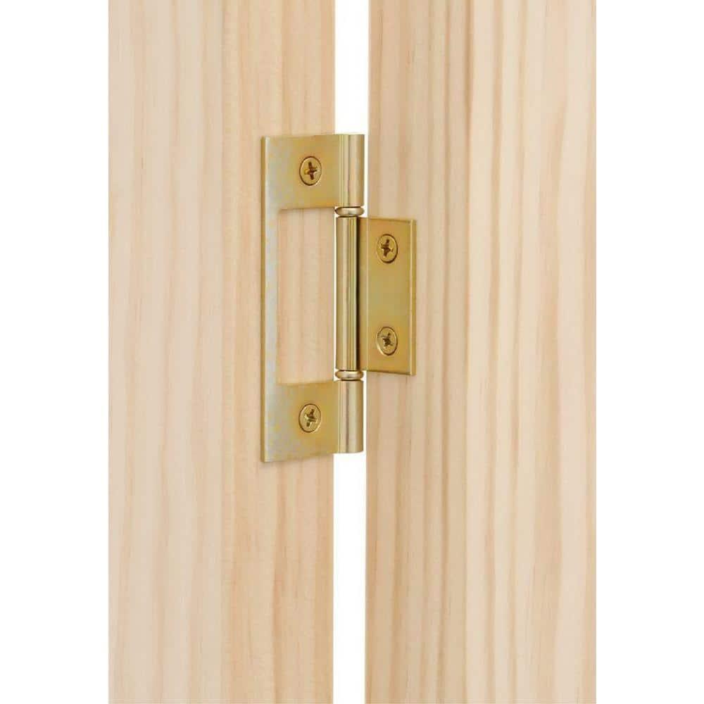 LTL Home Products Pinecroft Rain Full Glass Wood Unfinished Bi-Fold Door