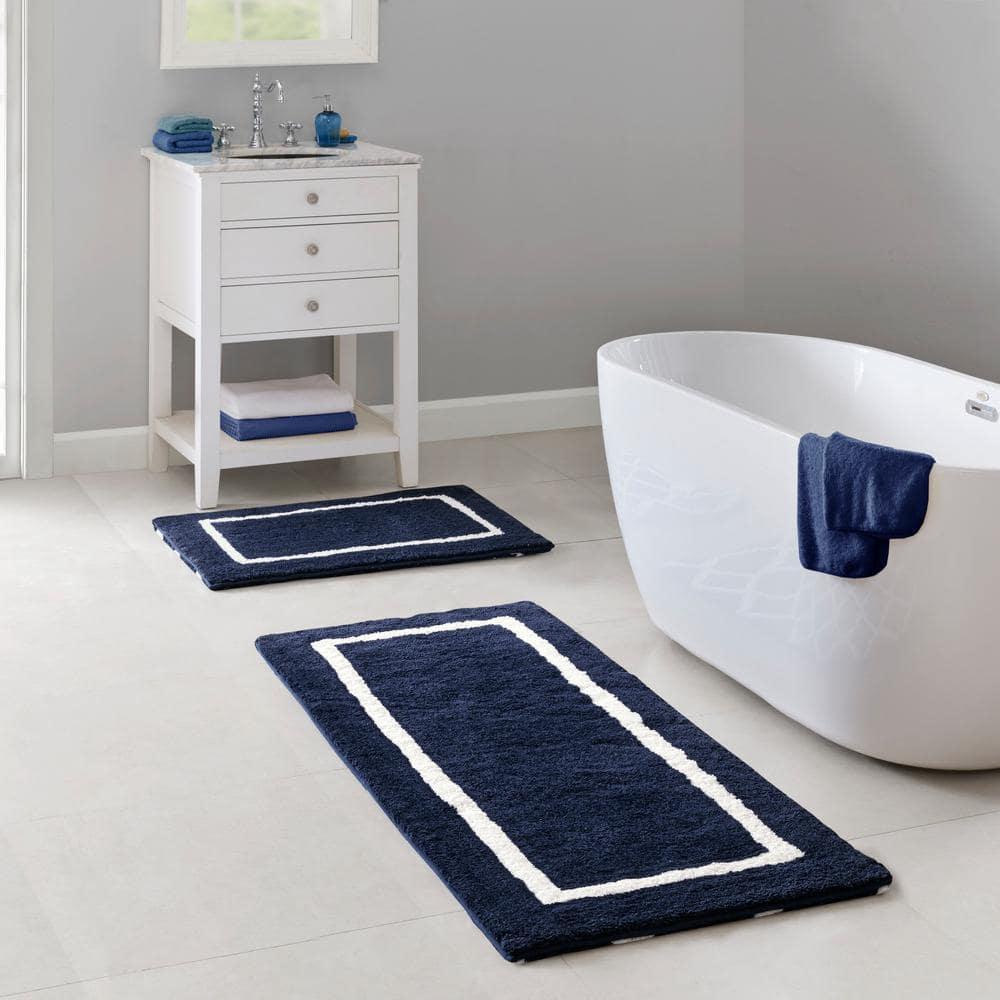 Madison Park Bittman Reversible High Pile Tufted Bath Rug