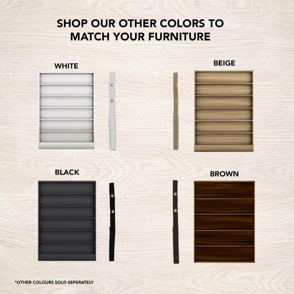 Oak 15-inch Self-Adhesive Furniture Safety Straps