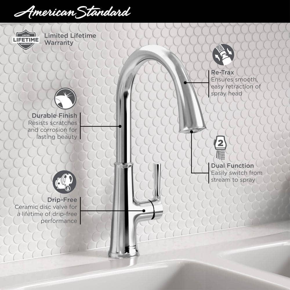Pull Down Touch Single Handle Kitchen Faucet with Handle