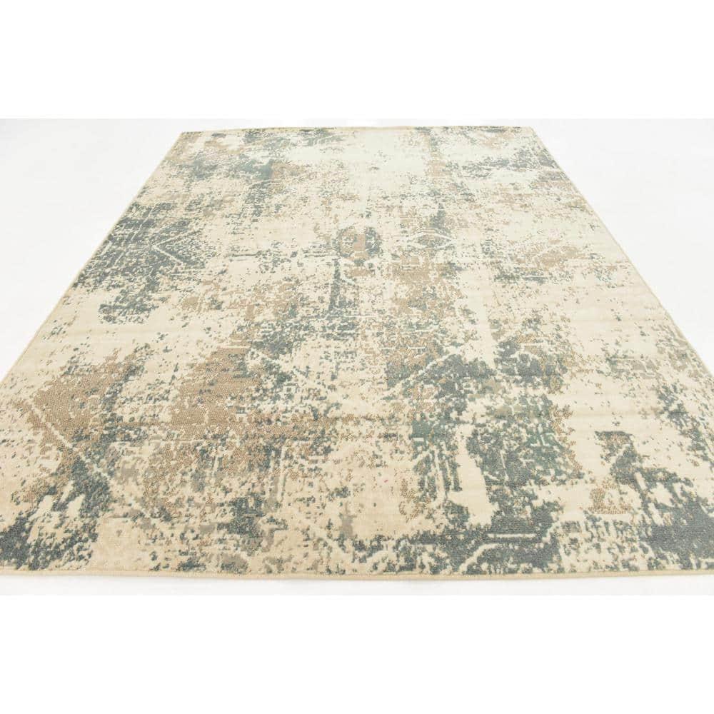 Unique Loom 8' 0 x 10' 0 Beige Tuareg Arid Area Rug