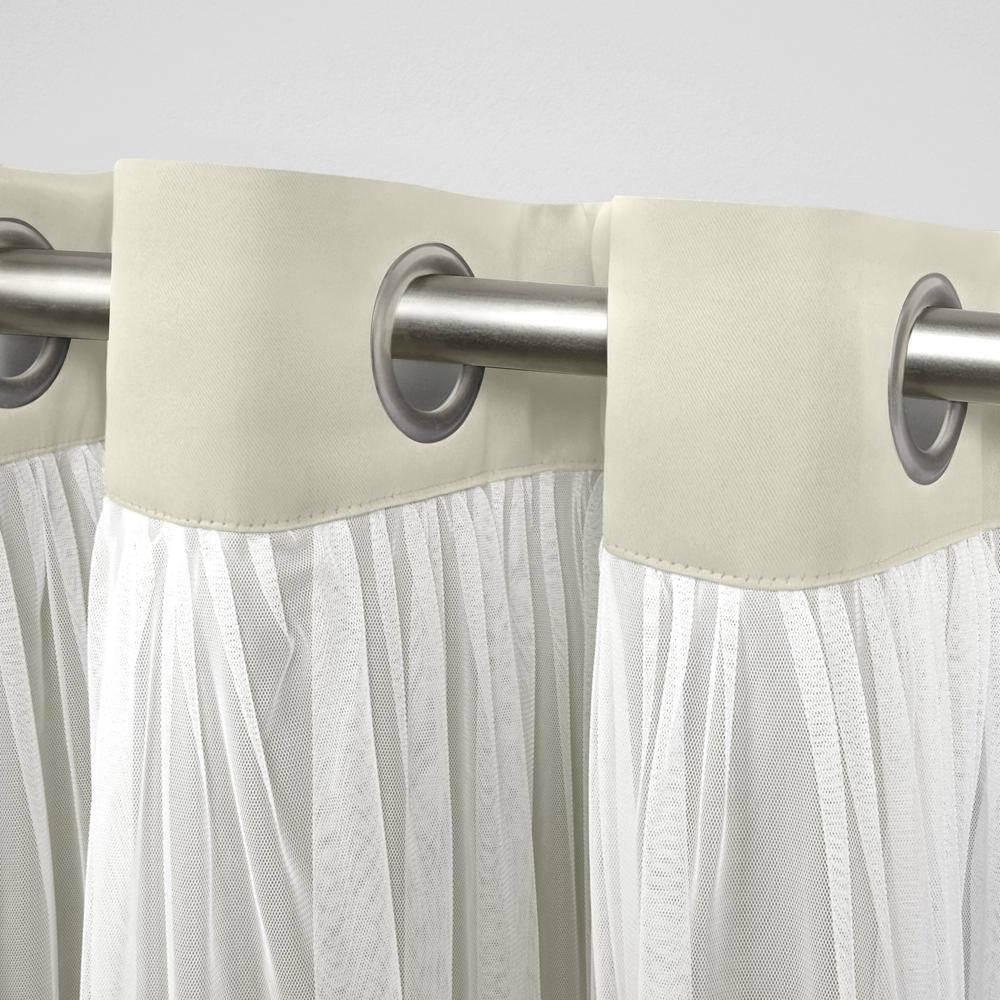 Amalgamated Textiles Catarina Linen Tailored 52'' W Window Valance