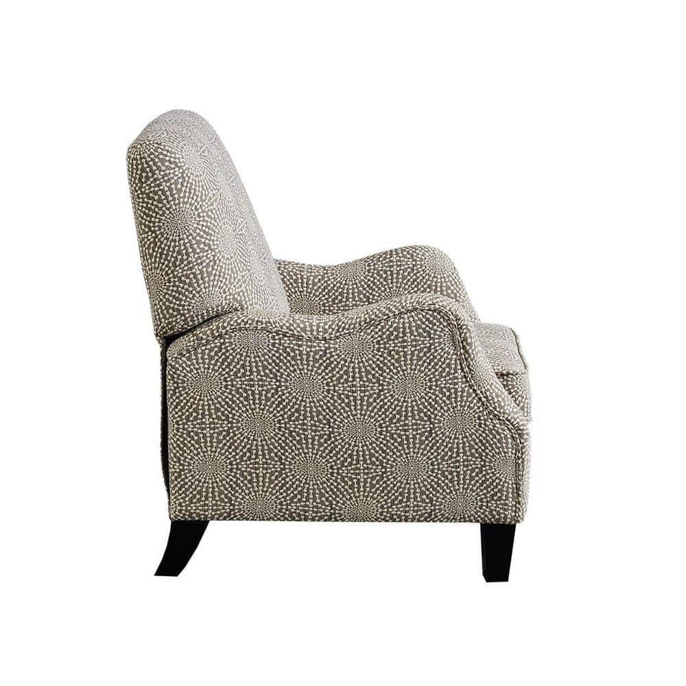 Hoffman Push Back Recliner Beige Multi See below
