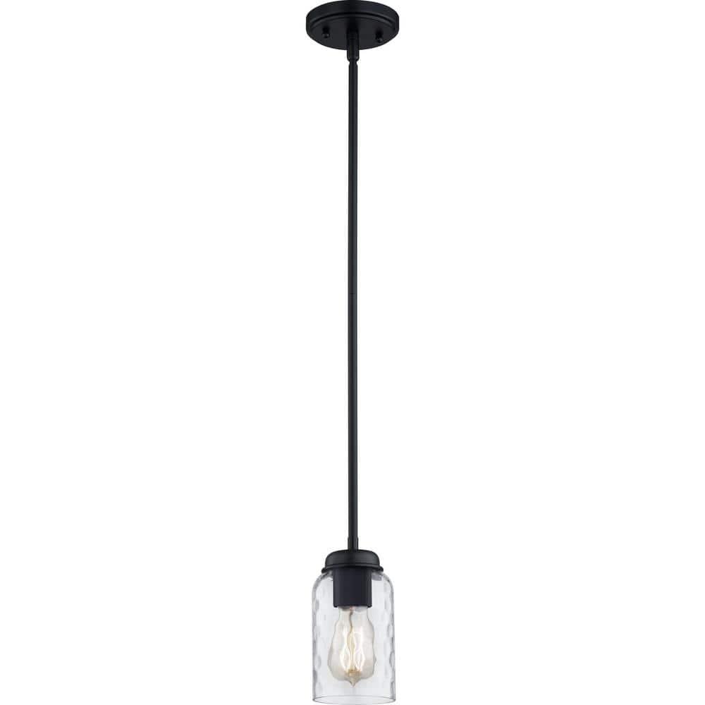 Quoizel Lighting Blanche 1 - Light Pendant in  Matte Black