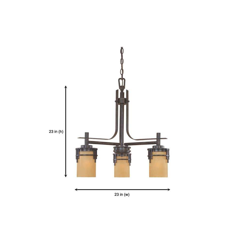 Millwood Pines Caleigh 3 - Light Steel Dimmable Classic / Traditional Chandelier