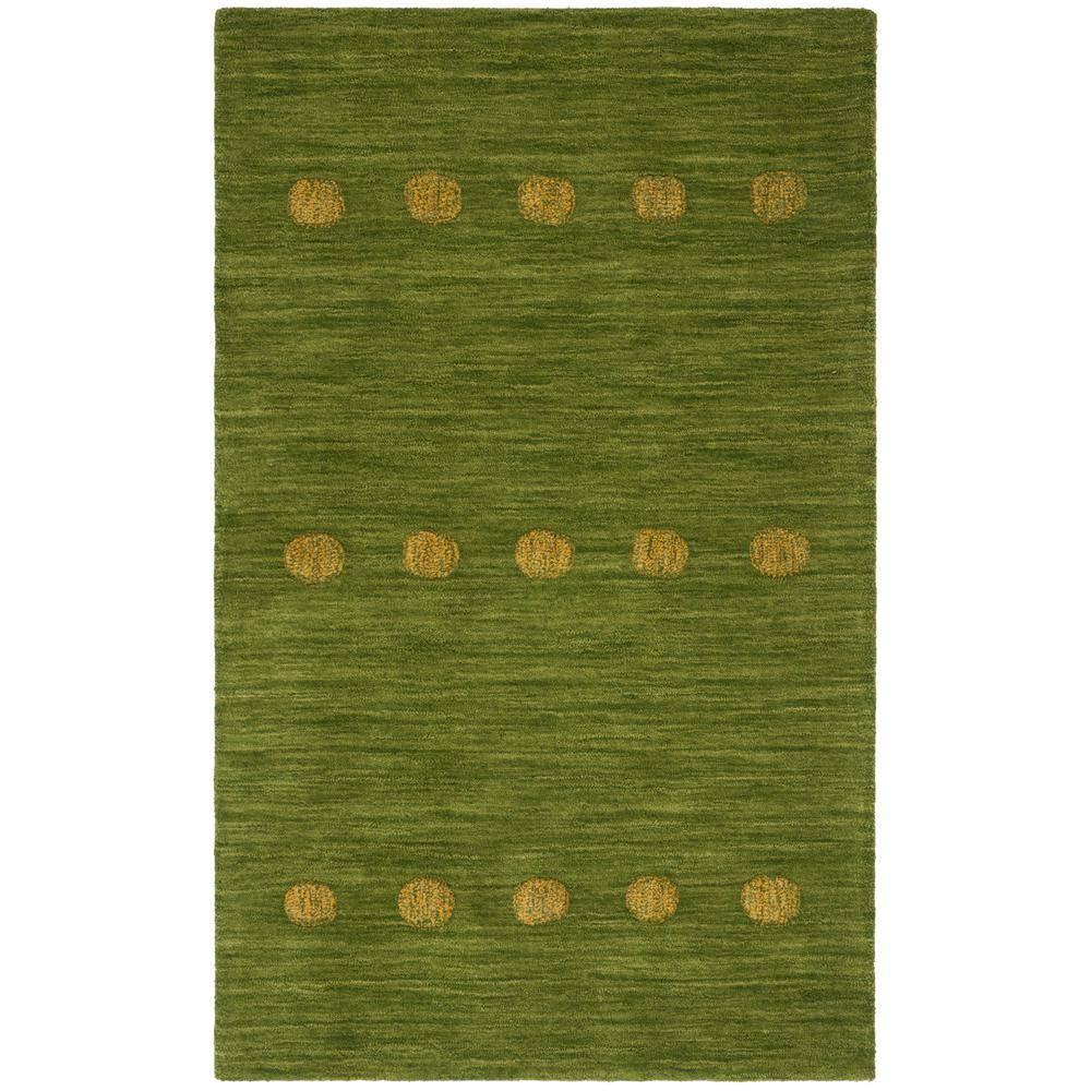 Himalaya HIM590 Hand Loomed Accent Rug - Green - 3'x5' - Safavieh.