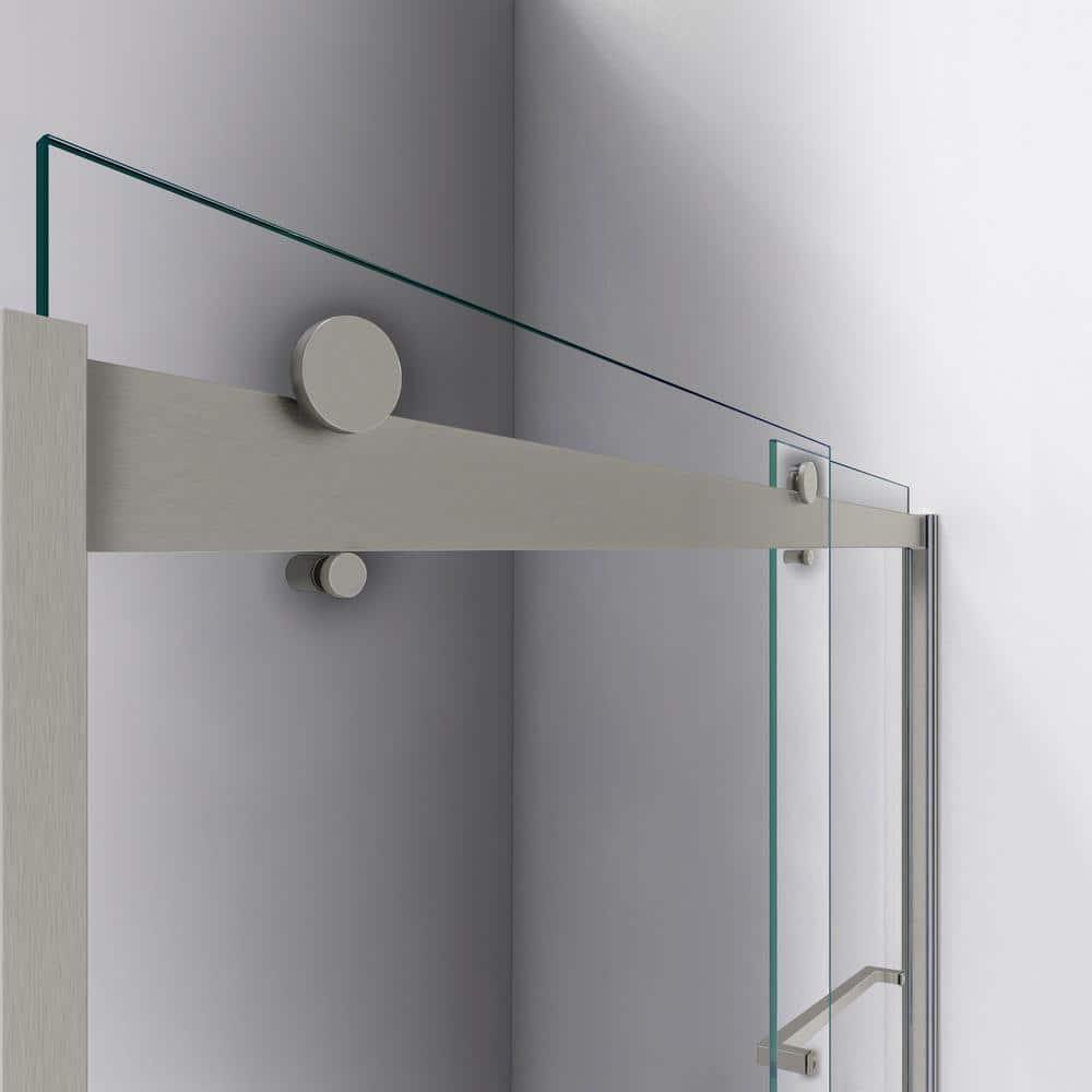 Sapphire 56" W x 76" H Frameless Shower Door