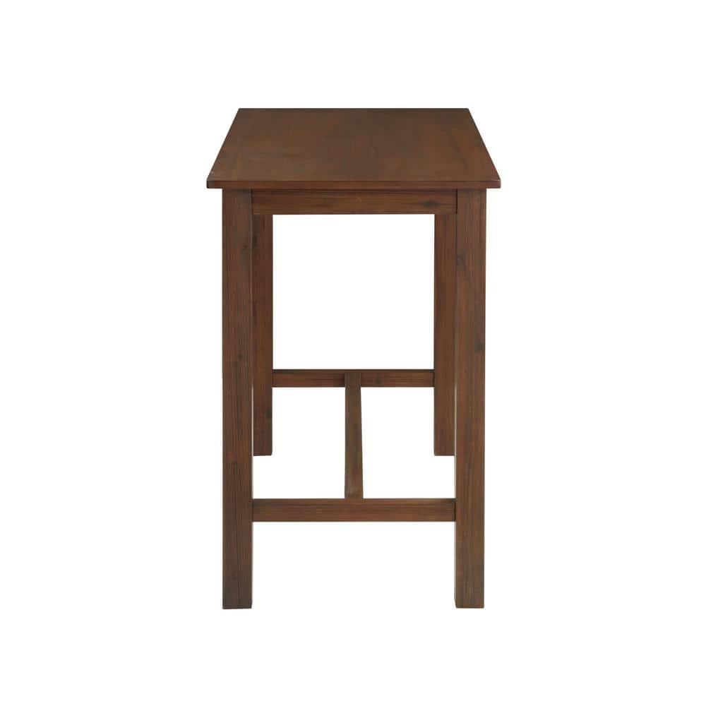 Sonoma Counter Height Pub Table Chestnut - Boraam: Modern Kitchen Table for 4, Wood Frame, 36" High