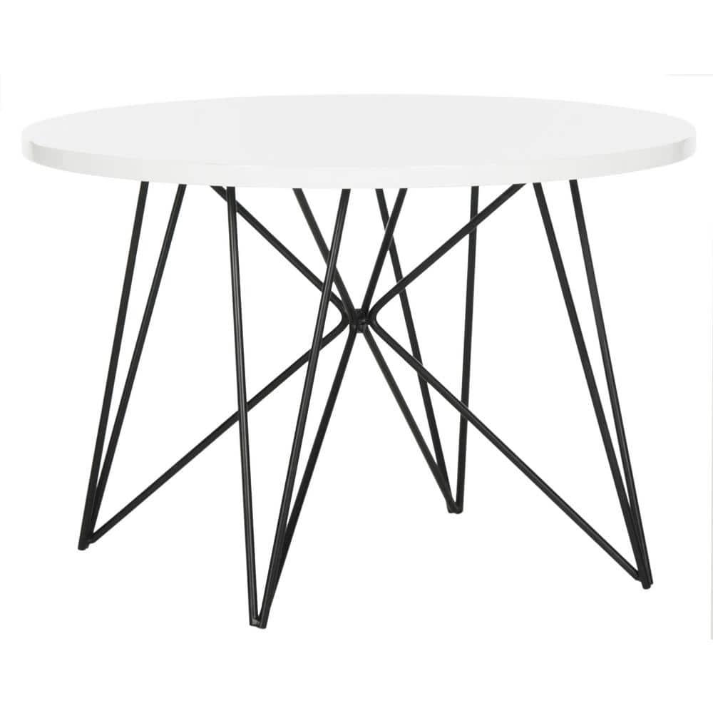 Vida End Table - White - Safavieh.