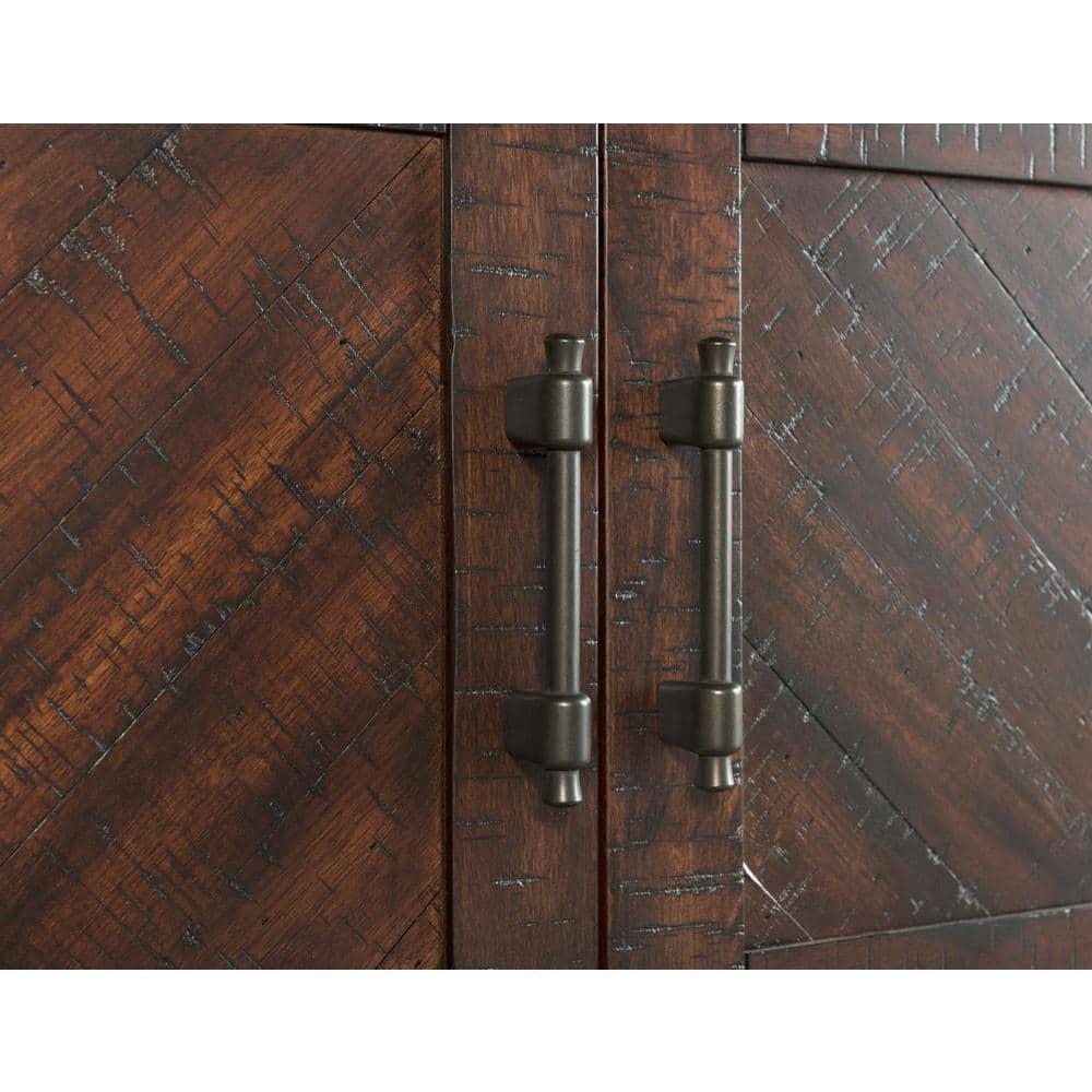 Dex Dresser Walnut Brown - Picket House Furnishings: 8-Drawer Bedroom Bureau with Cabinet, Rustic Finish