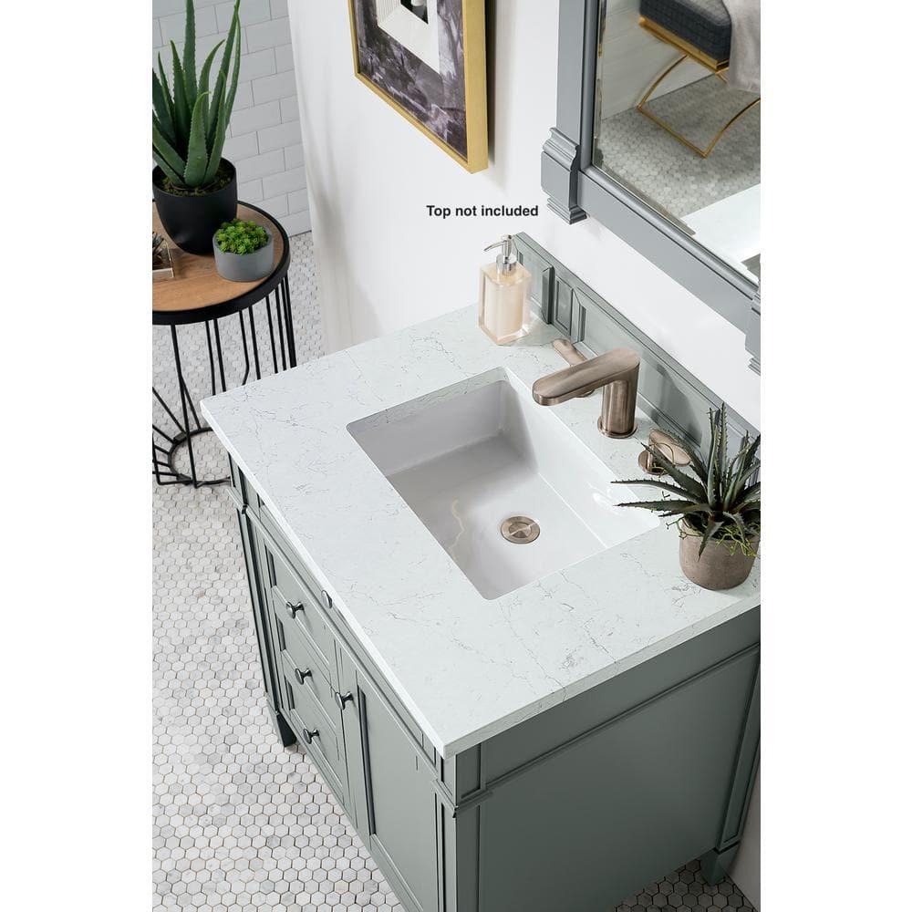 James Martin Vanities 650-V30 Brittany 30" Single Basin Poplar Wood Vanity Cabinet Only -