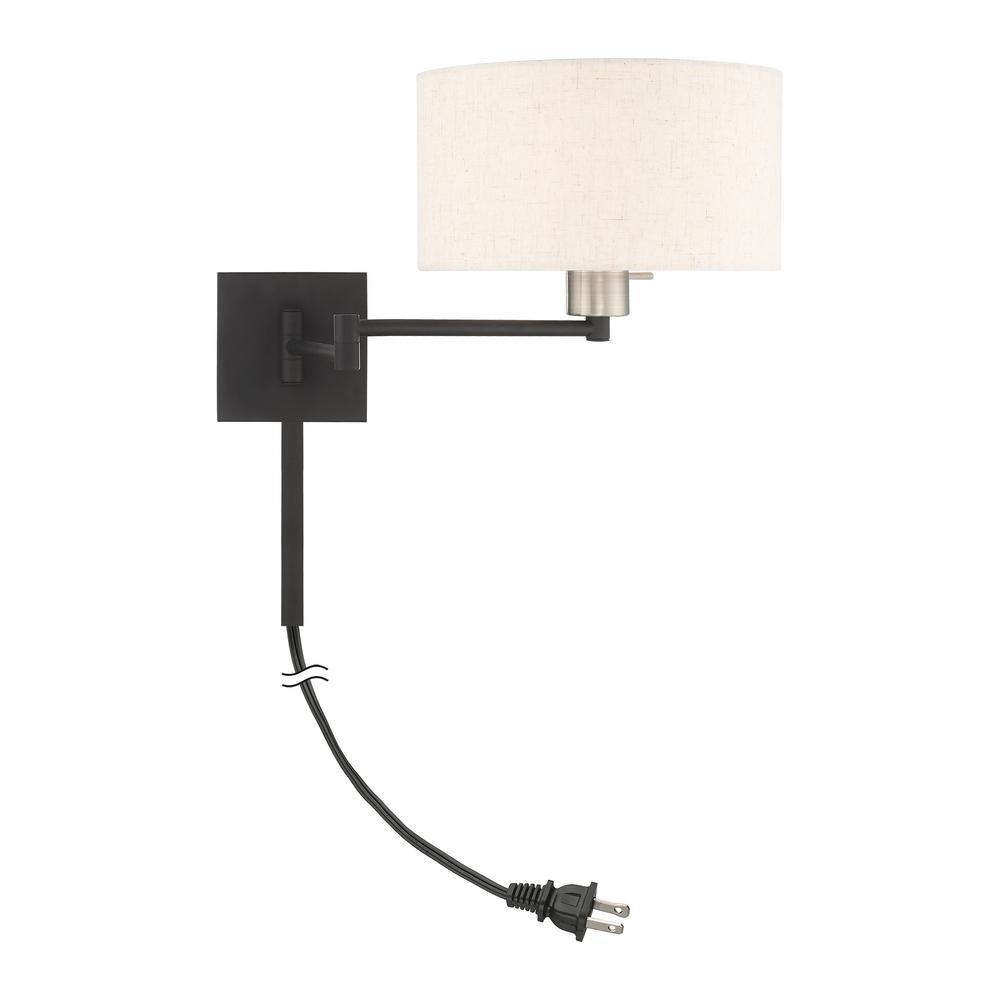 Livex Lighting 1 - Light Wall Light in  Black