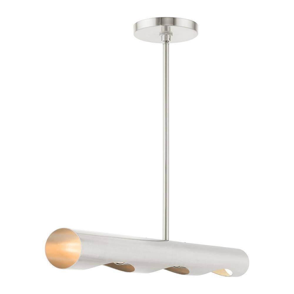 Livex Lighting Novato 3 - Light Chandelier in  Brushed Nickel