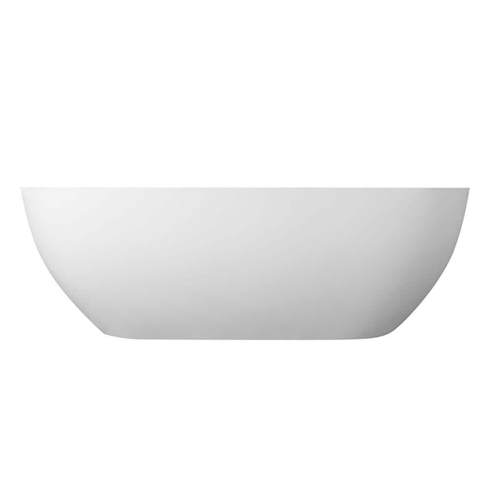Ryder 68.9'' x 29.5'' Freestanding Soaking Stone Rein Bathtub