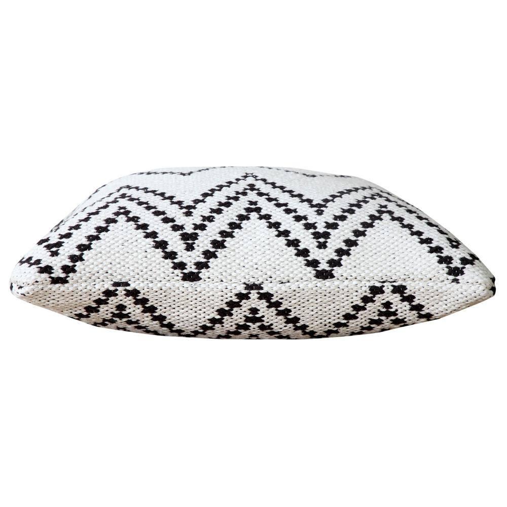 ZeaZu Chevron Cotton Reversible Throw Pillow
