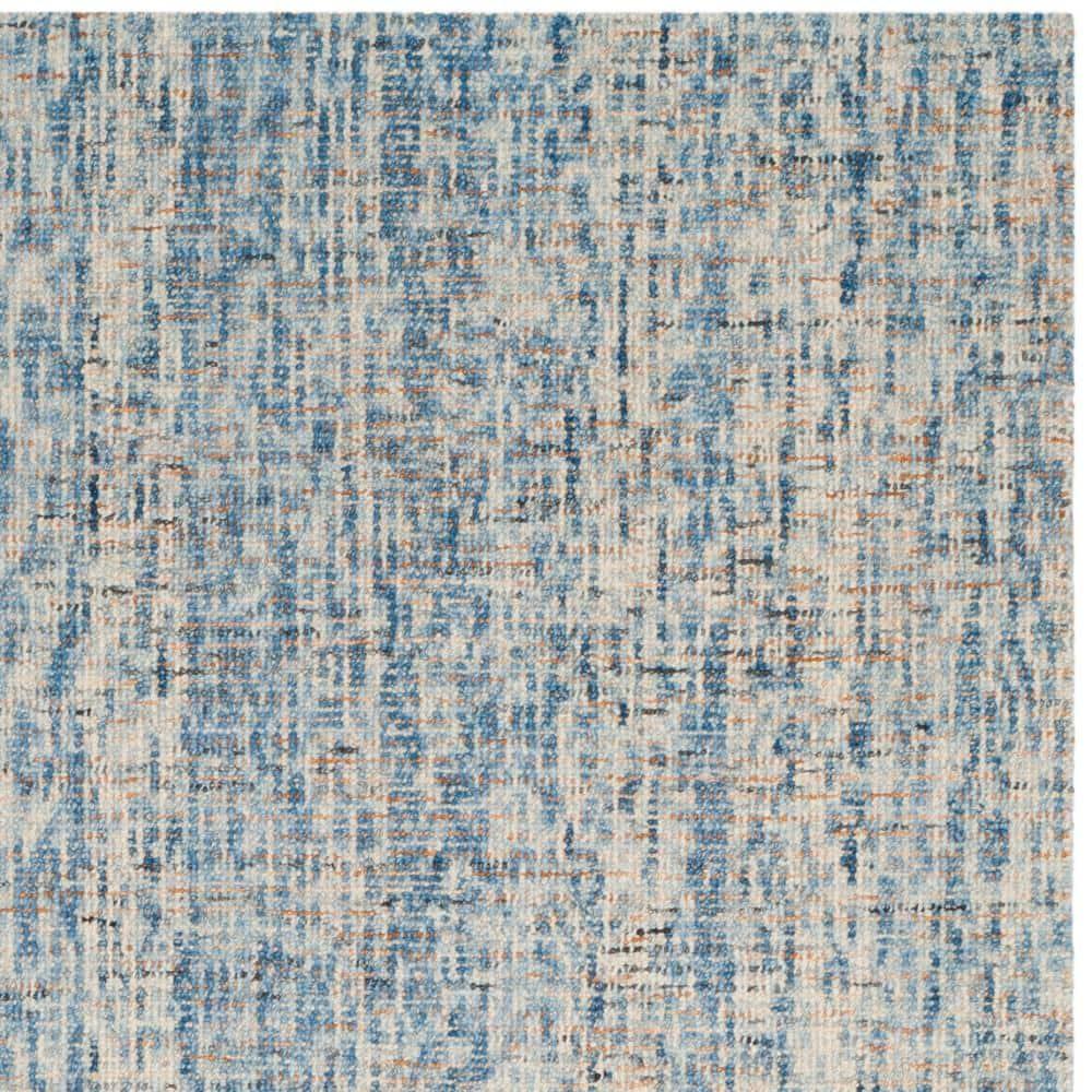 Abstract ABT468 Handmade Indoor Area Rug - Dark Blue/Rust - 5'x8' - Safavieh