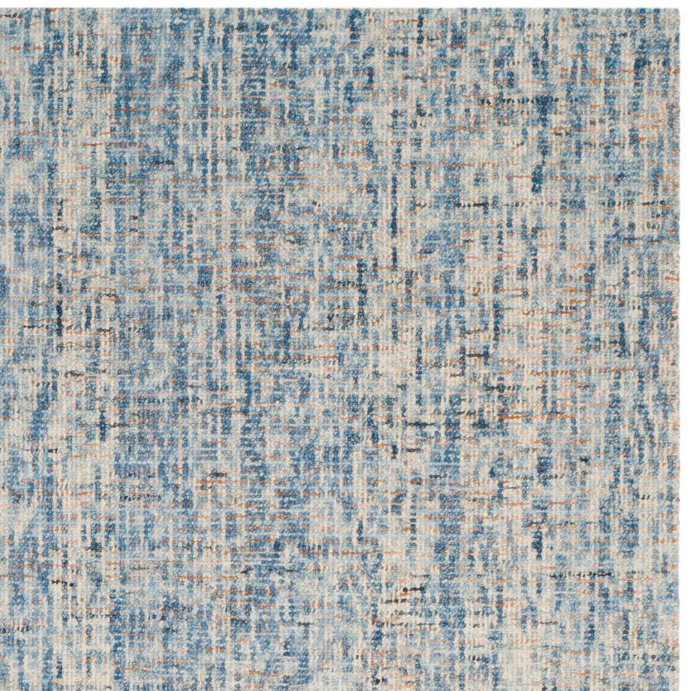 Abstract ABT468 Handmade Indoor Area Rug - Dark Blue/Rust - 6'x9' - Safavieh