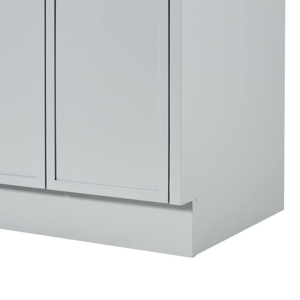 Ariel Kelley 66 Inch Double Sink Base Cabinet In Oak