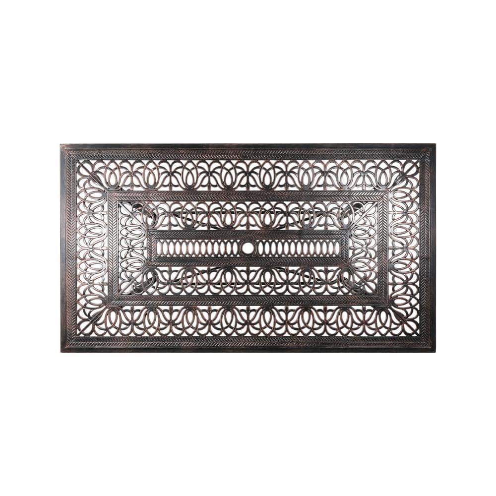 Fleur De Lis Living Outdoor Rectangular Dining Table