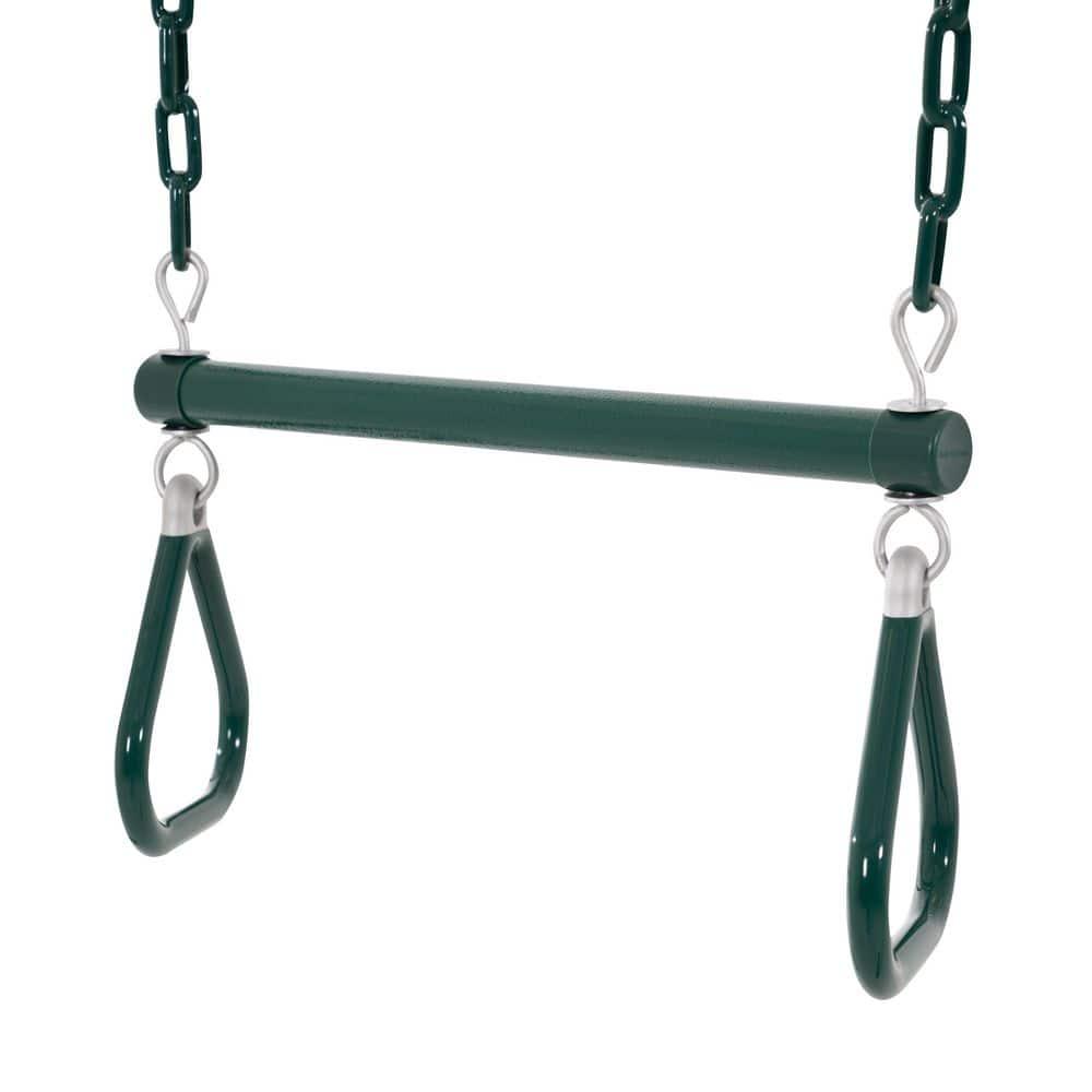 Lifetime Kids 7.3 ft. High Metal Swing Set with Belt Swings (90952)