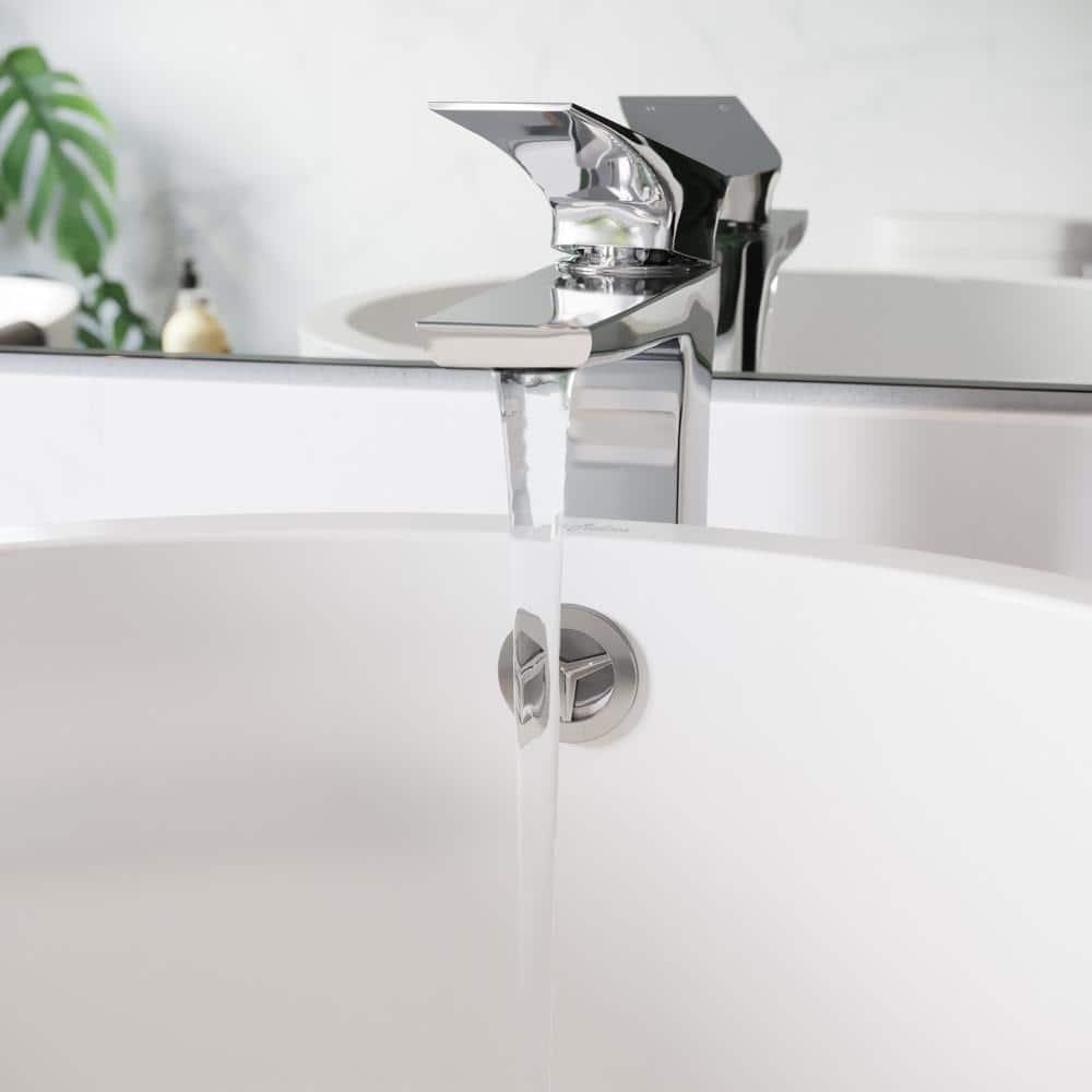 Monaco Single Hole, Single-Handle, High Arc Bathroom Faucet