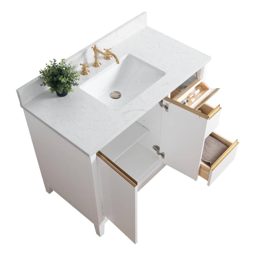 42 Single Bathroom Vanity with Top