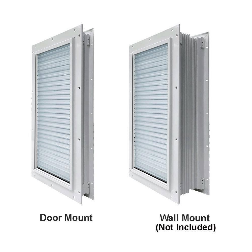 High Tech Pet Metal Door Mounted Electronic Pet Door