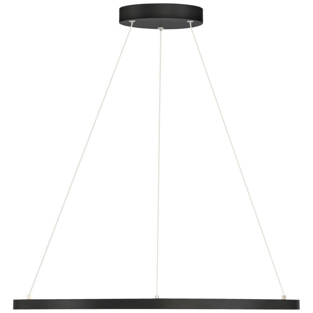 Access Lighting Anello 1 - Light Pendant in  Matte Black