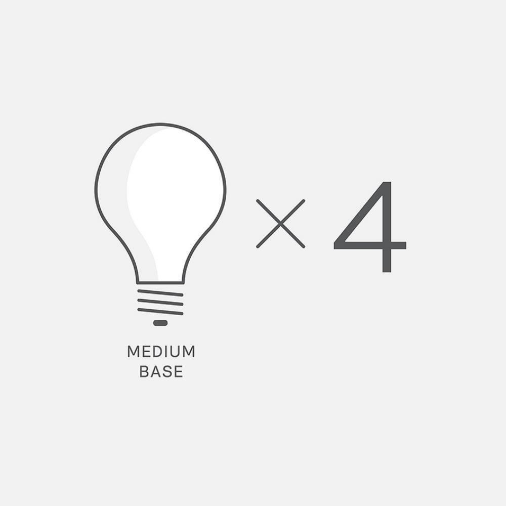 Hashtag Home Eastridge 4 - Light Dimmable Vanity Light