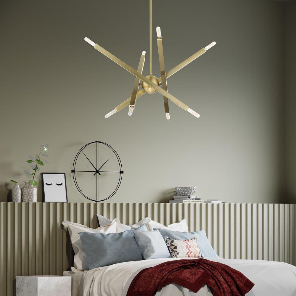 Mercury Row® Lydia 8 - Light Dimmable Modern Linear Chandelier