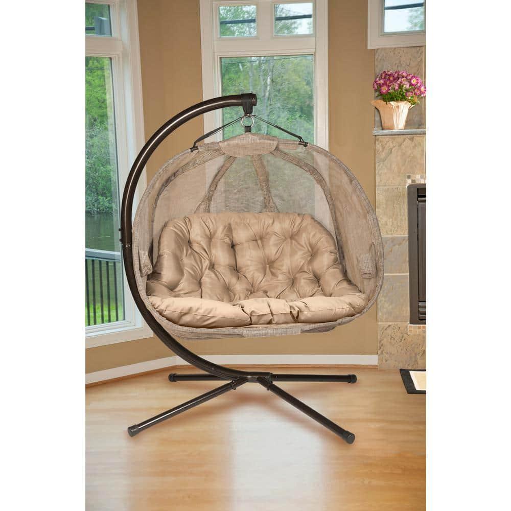 Wade Logan® Abdool Double Porch Swing with Stand