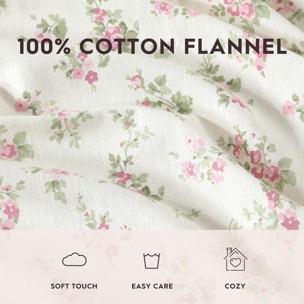 Laura Ashley Laura Ashley Cotton Flannel Cozy Sheet Sets