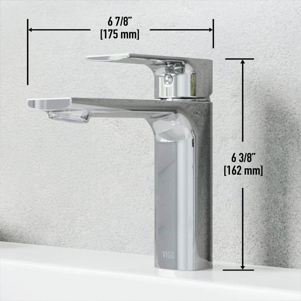 Davidson 6" H Single Handle Single Hole Bathroom Faucet