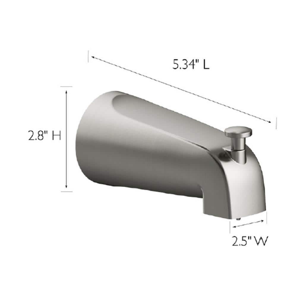 Wall Mounted Tub Spout with Diverter