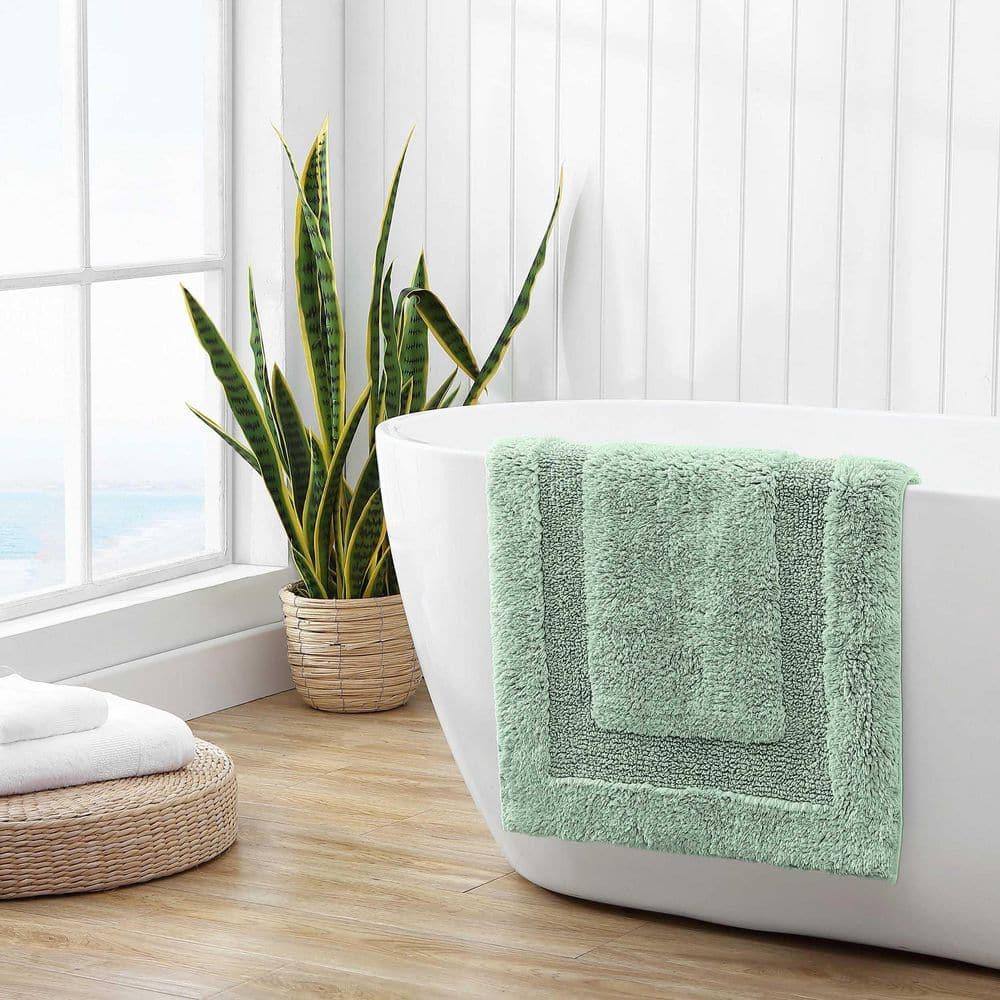 Tommy Bahama Home Tommy Bahama Long Branch Solid Cotton Reversible Bath Rug