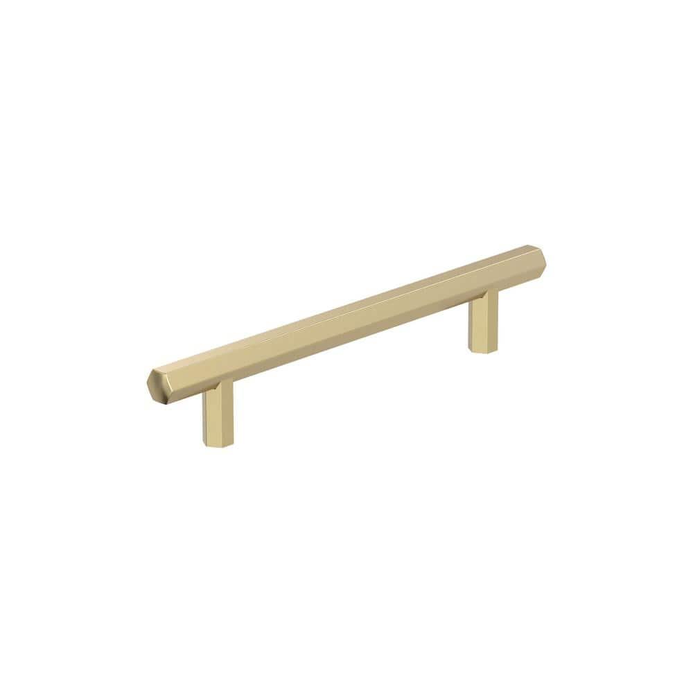 Amerock Caliber 5-1/16 inch (128mm) Center-to-Center Golden Champagne Cabinet Pull