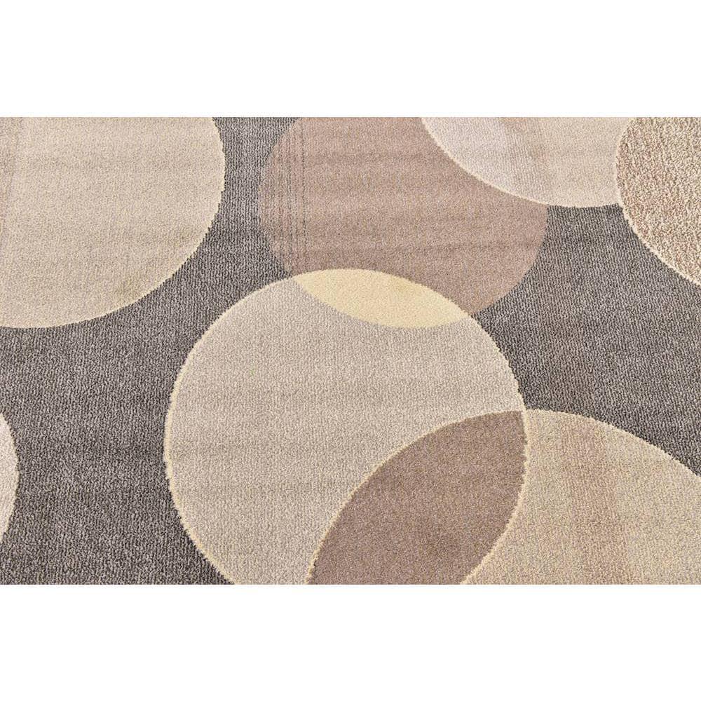 Unique Loom 8' 0 x 10' 0 Gray Chromatic Seaside Area Rug