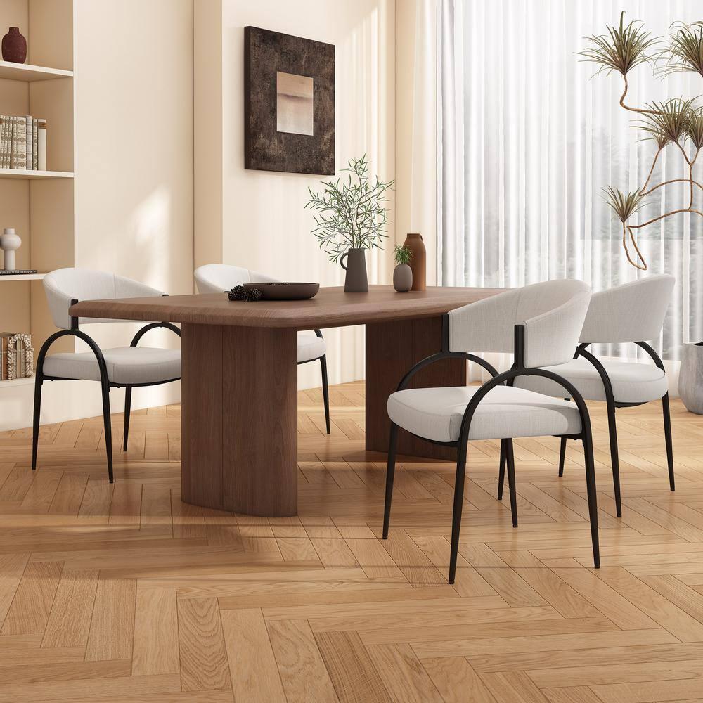 Christopher Knight Home Marvin Marvin Fabric Upholstered Dining Chairs (Set of 4)