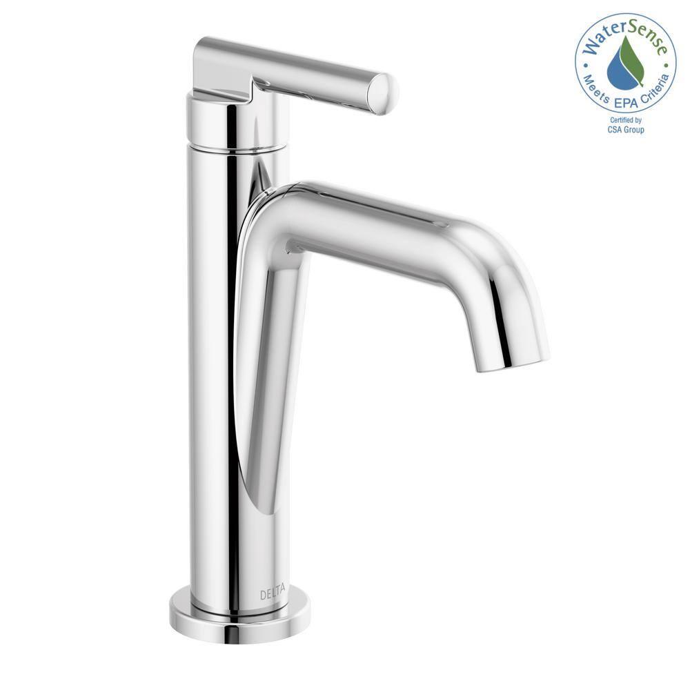 Nicoli Single Hole Bathroom Faucet with Drain Assembly, Single Handle Bathroom Sink Faucet