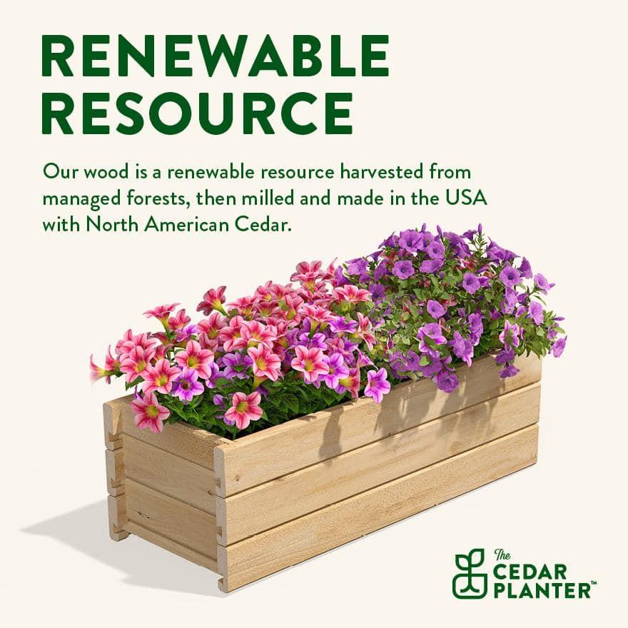 Greenes Fence Greenes Fence Cedar Wood Planter Box Wood Planter Box