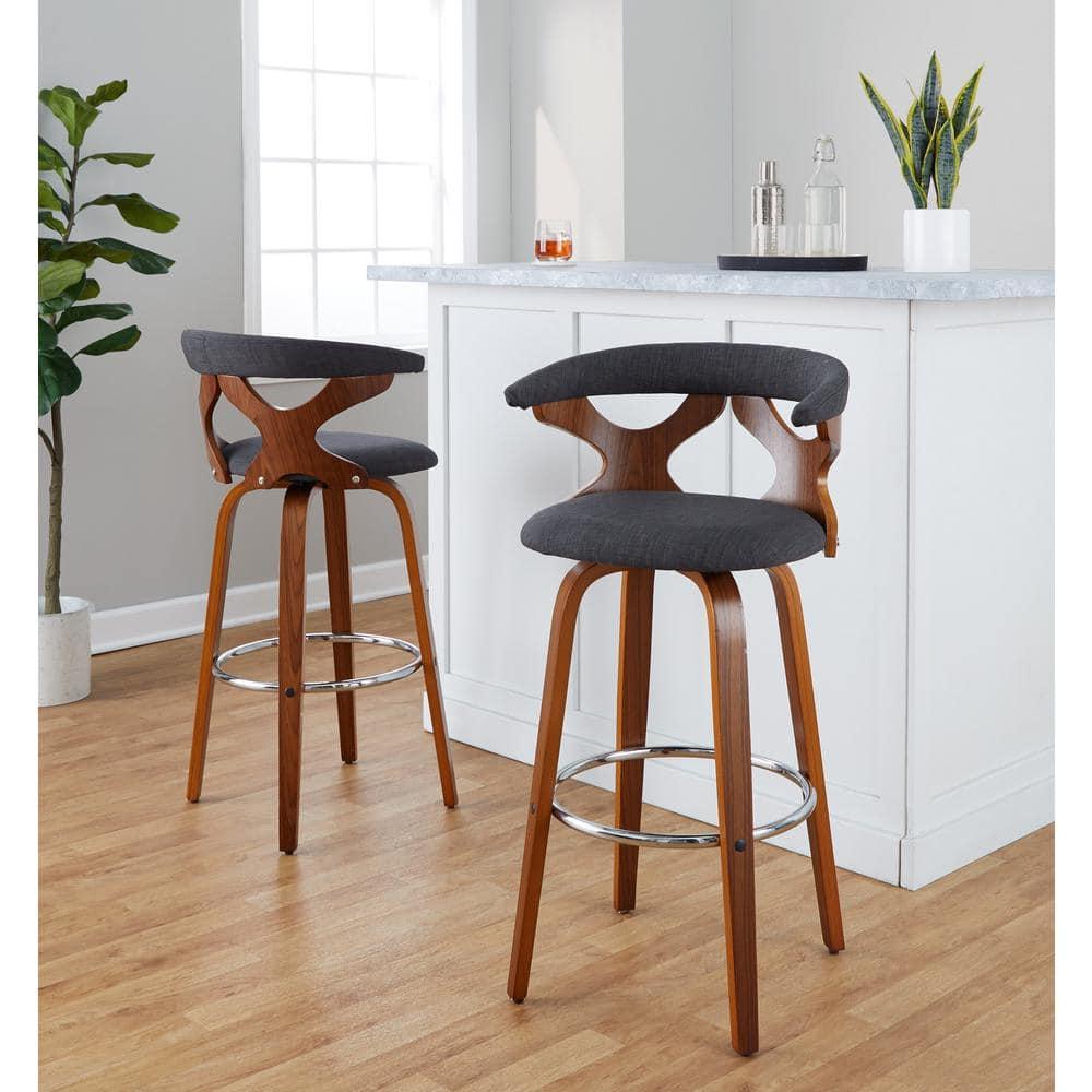 Gardenia Swivel Upholstered Counter Stool