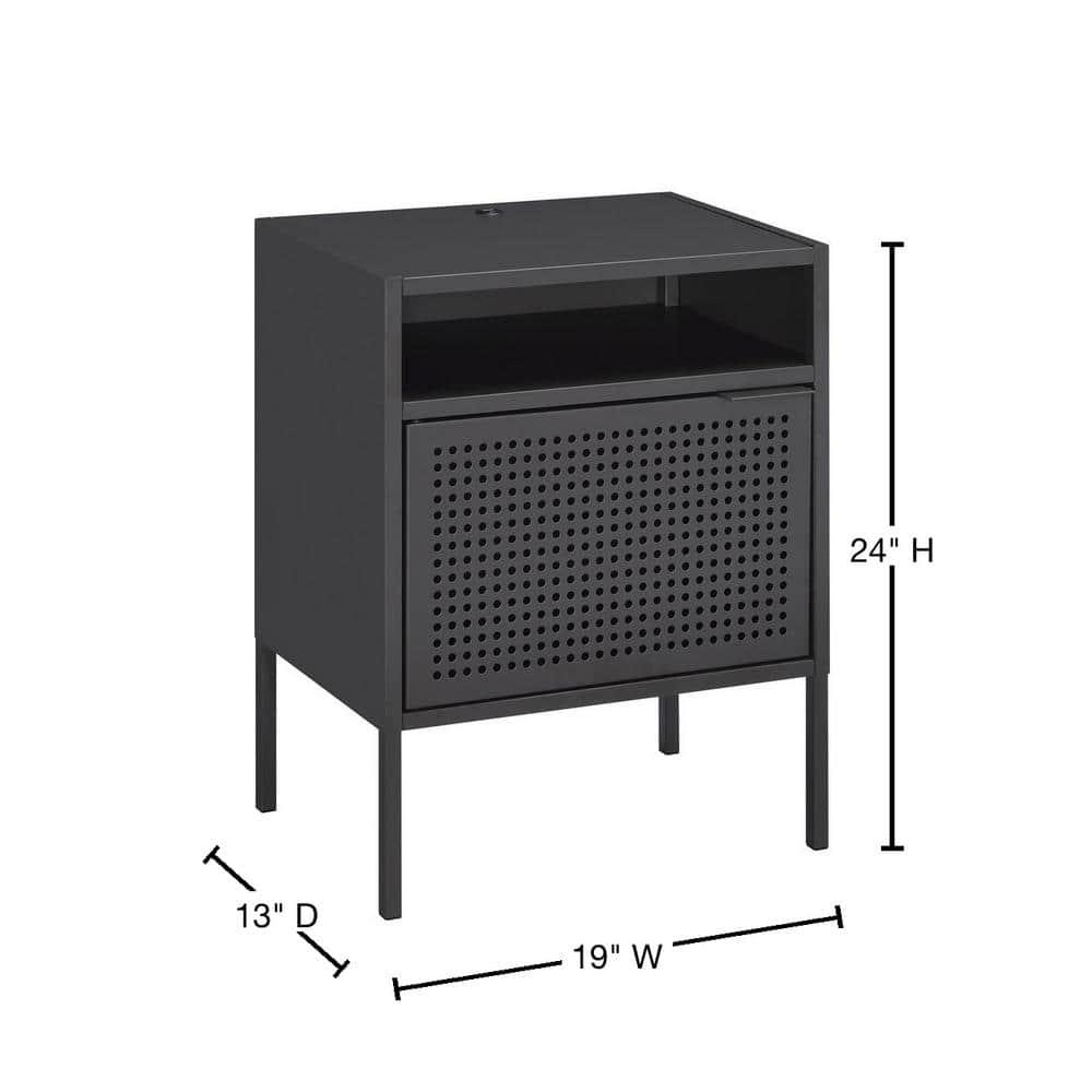 Zander 19'' W Metal Nightstand
