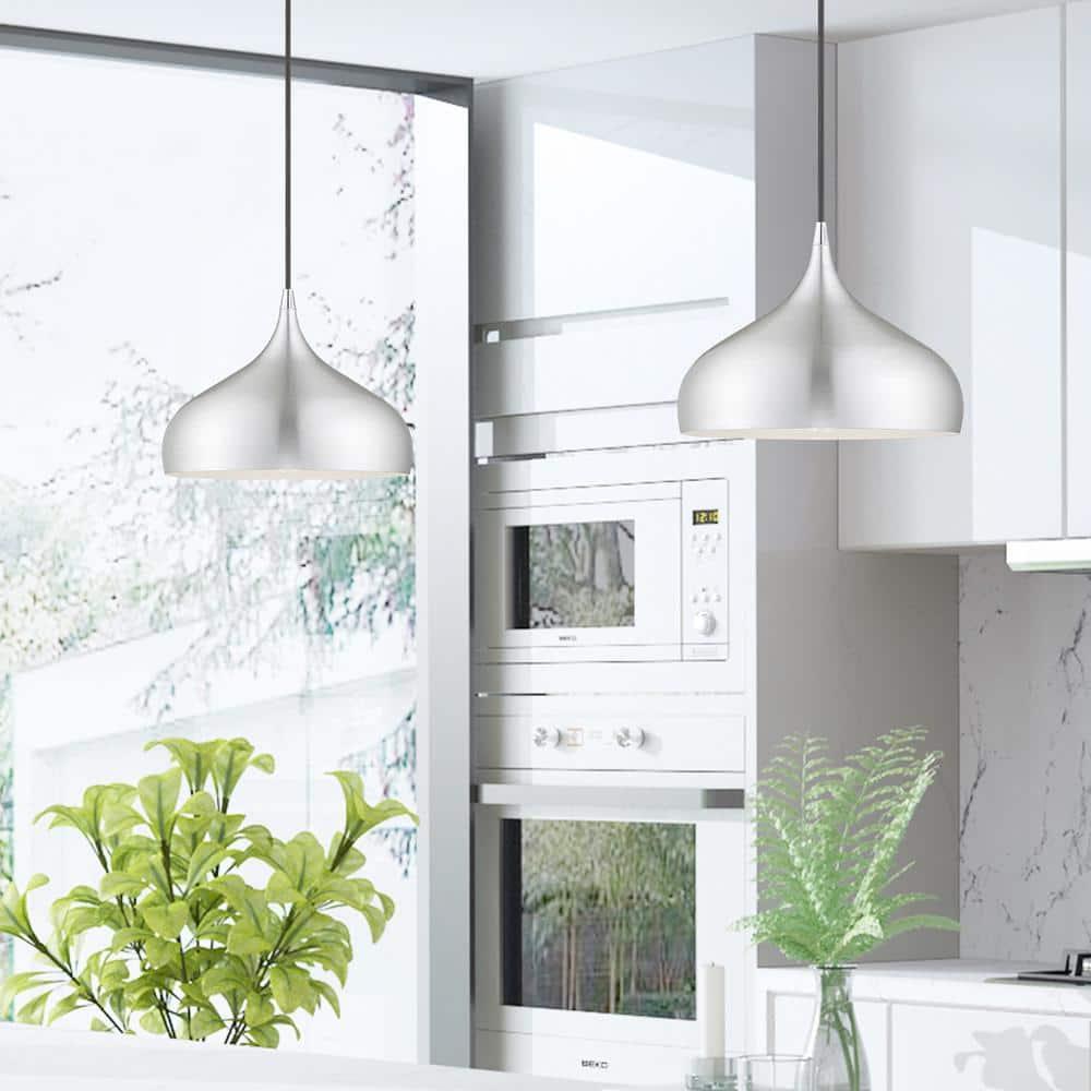 Livex Lighting Amador 1 - Light Pendant in  Brushed Aluminum