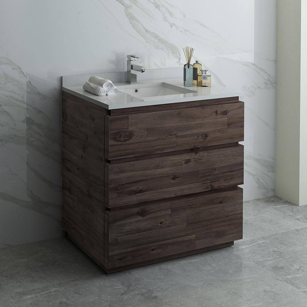 Fresca Formosa 35" Free-Standing Single Sink Bathroom Vanity Base Only