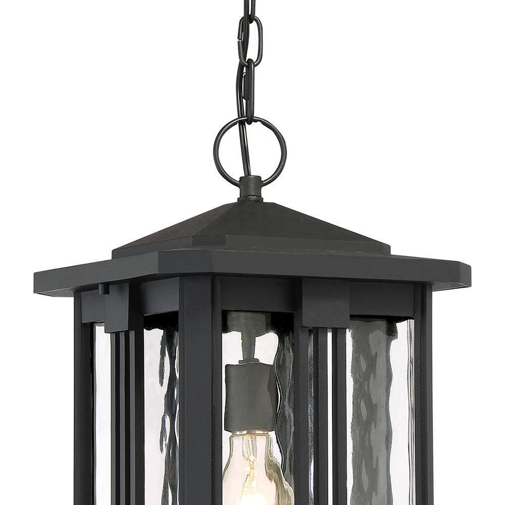 Quoizel Lighting Everglade 1 - Light Pendant in  Earth Black