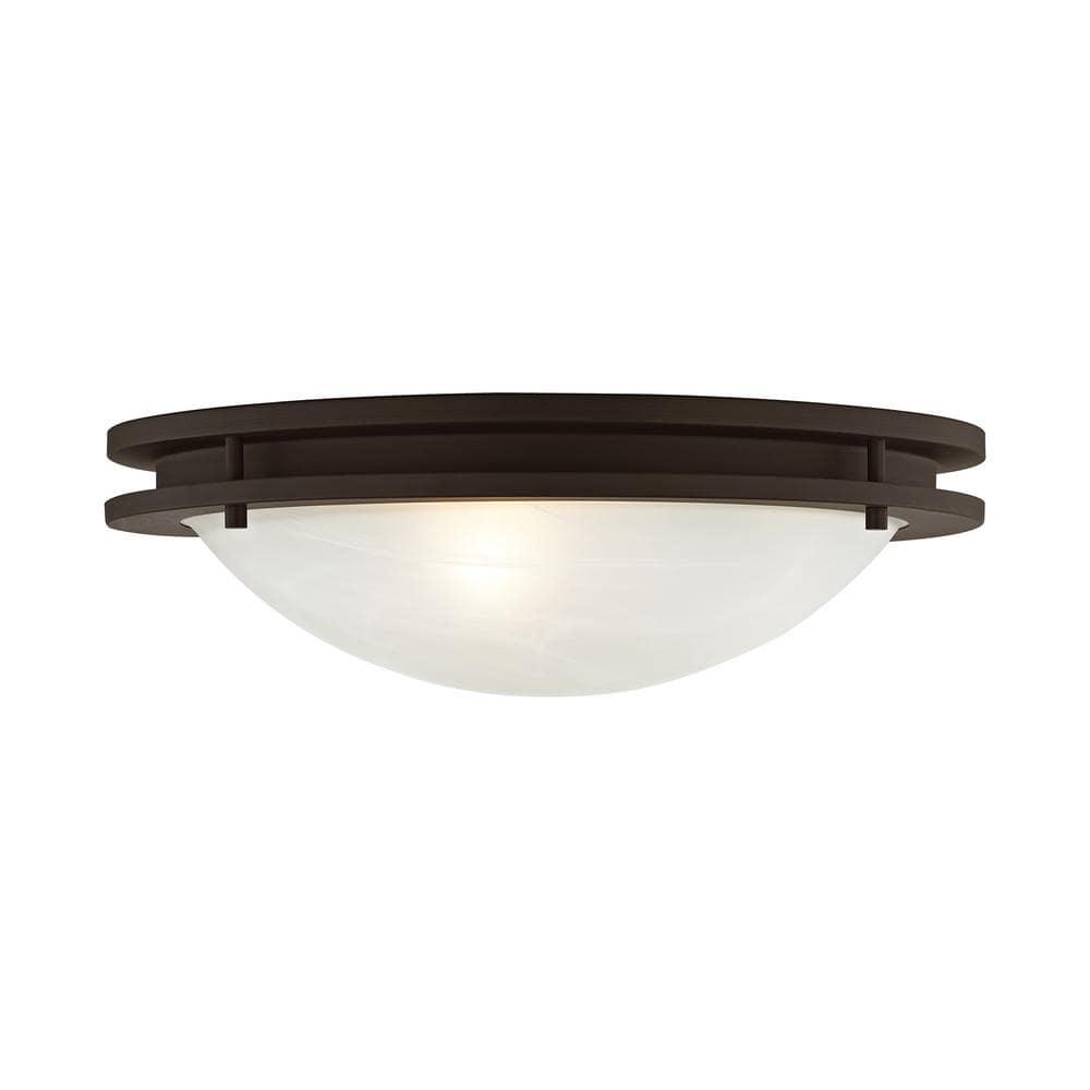 Livex Lighting Ariel 3 - Light Flush Mount in  Bronze