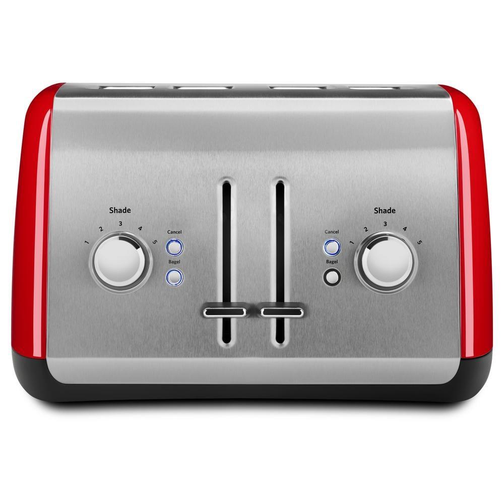KitchenAid 4-Slice Toaster with Manual High-Lift Lever, Empire Red, KMT4115