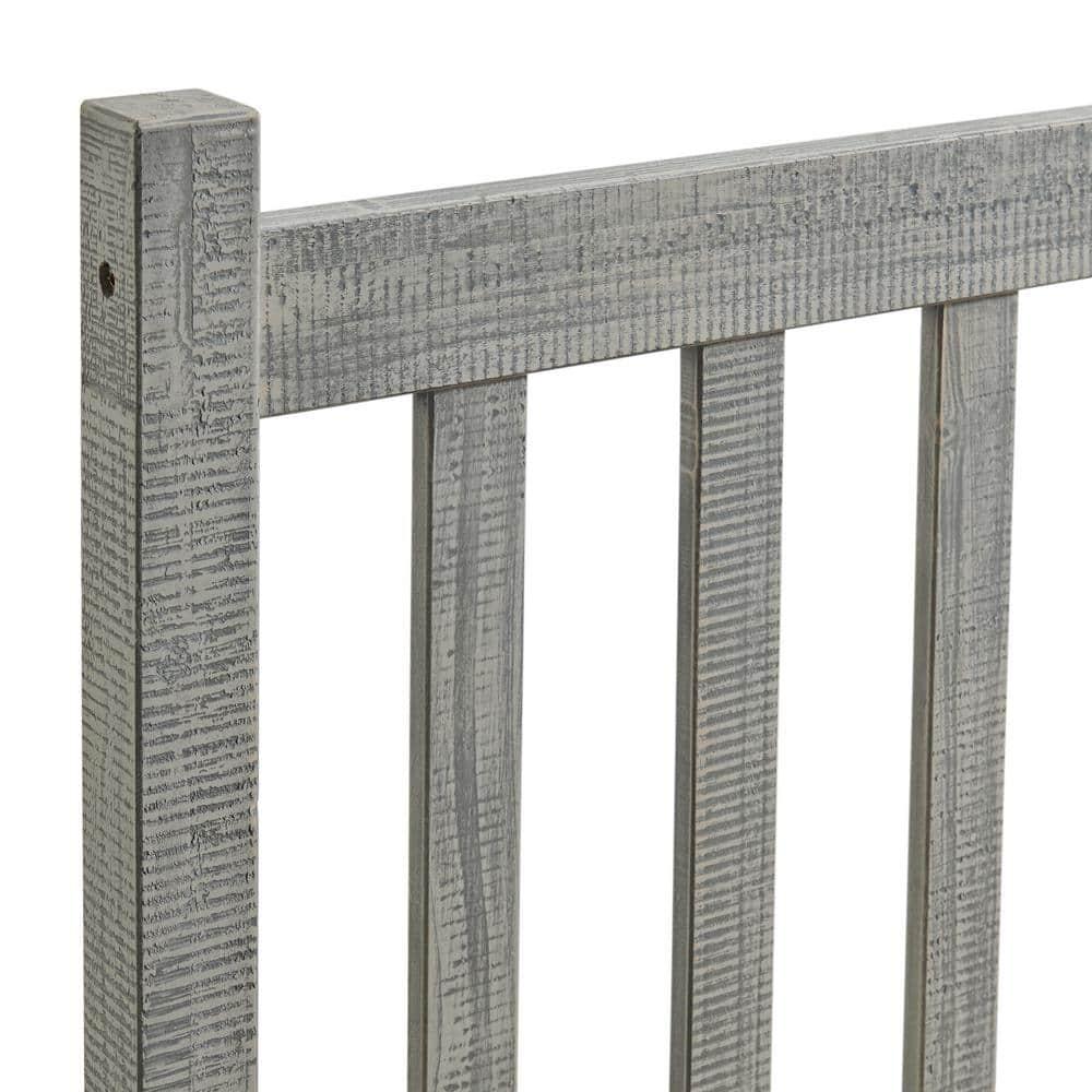 Alaterre Windsor Twin Wooden Weathered Beachhouse Farmhouse Industrial Bohemian Style Bed