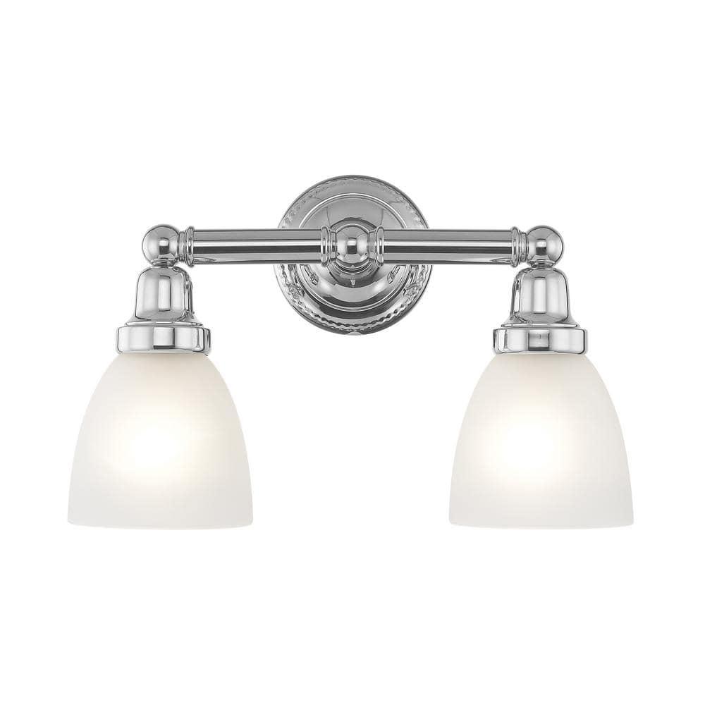 Livex Lighting Classic 2 - Light Vanity in  Polished Chrome