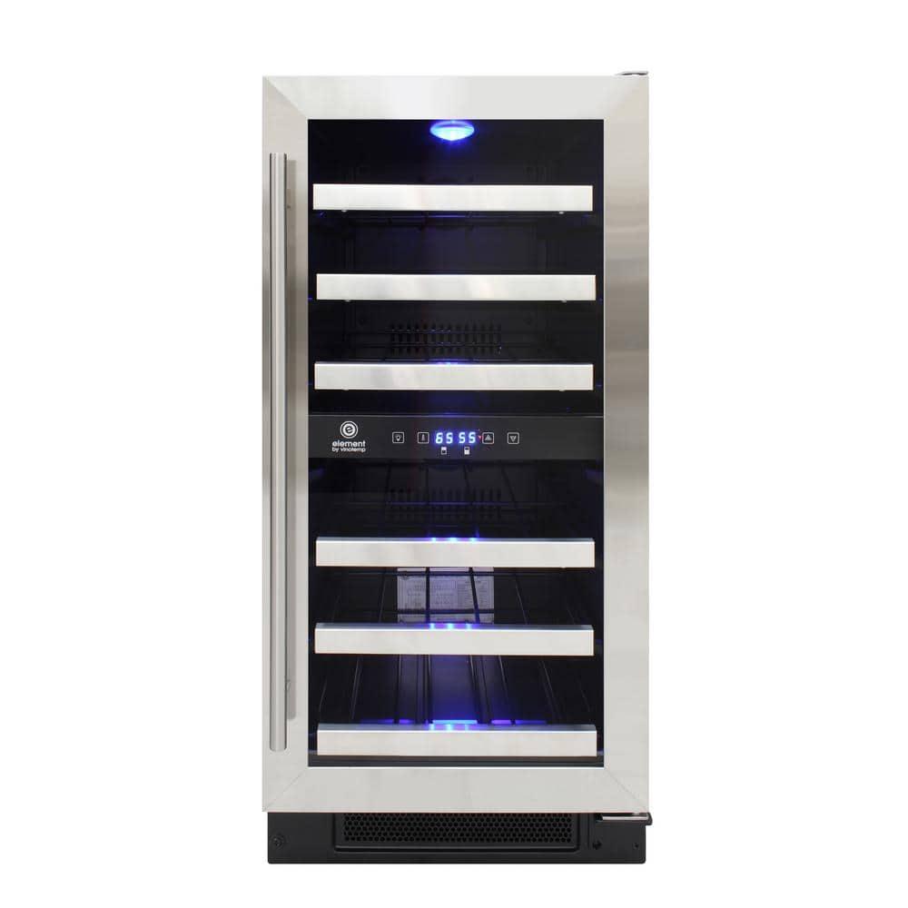 Vinotemp Connoisseur Series Compact Dual-Zone Wine Cooler
